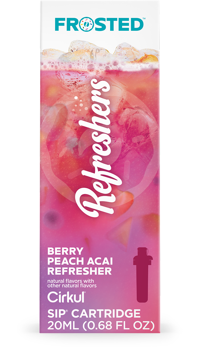 Frosted Berry Peach Acai Refresher