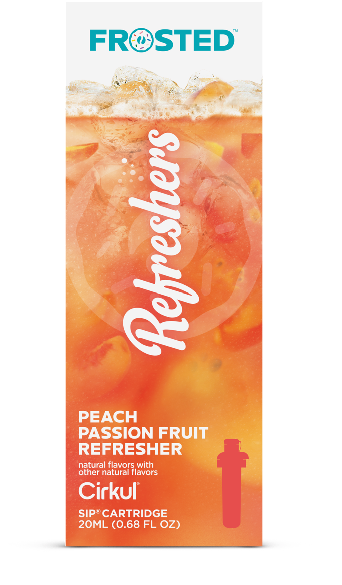 Frosted Peach Passion Fruit Refresher
