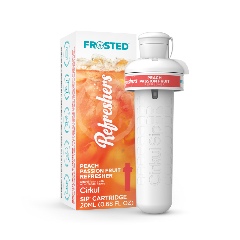 Frosted Peach Passion Fruit Refresher