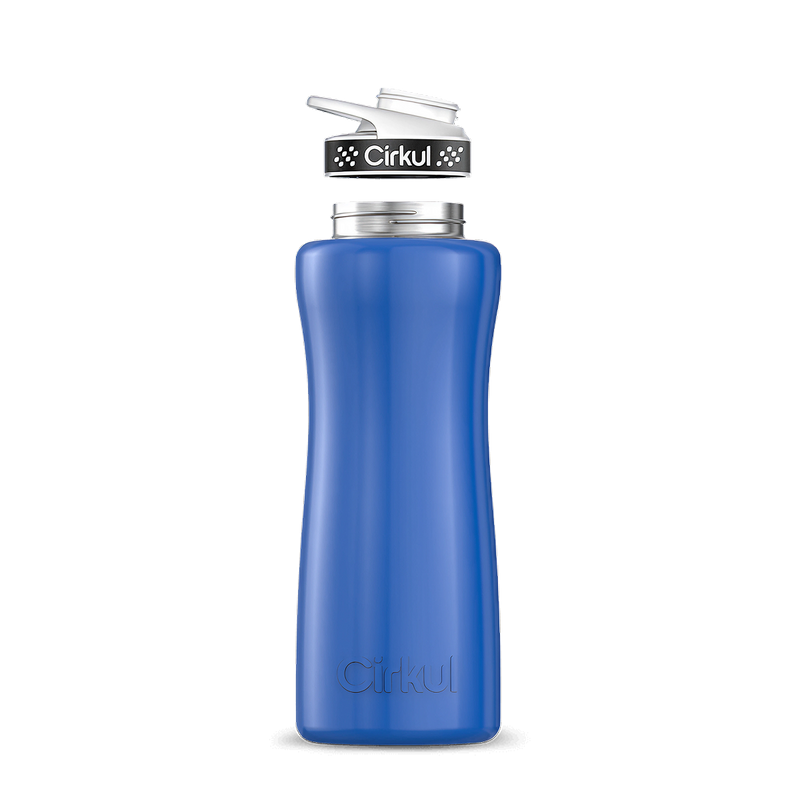 32oz. Stainless Steel Bottle & Comfort Grip Lid Navy