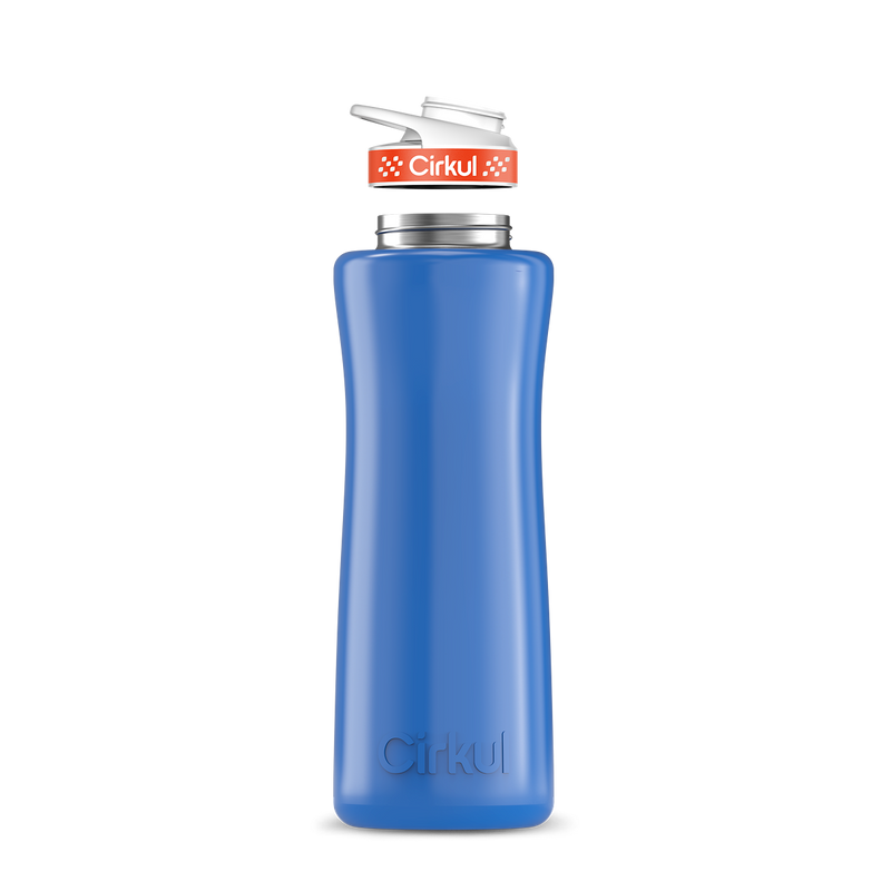 42oz. Stainless Steel Bottle & Comfort Grip Lid Navy