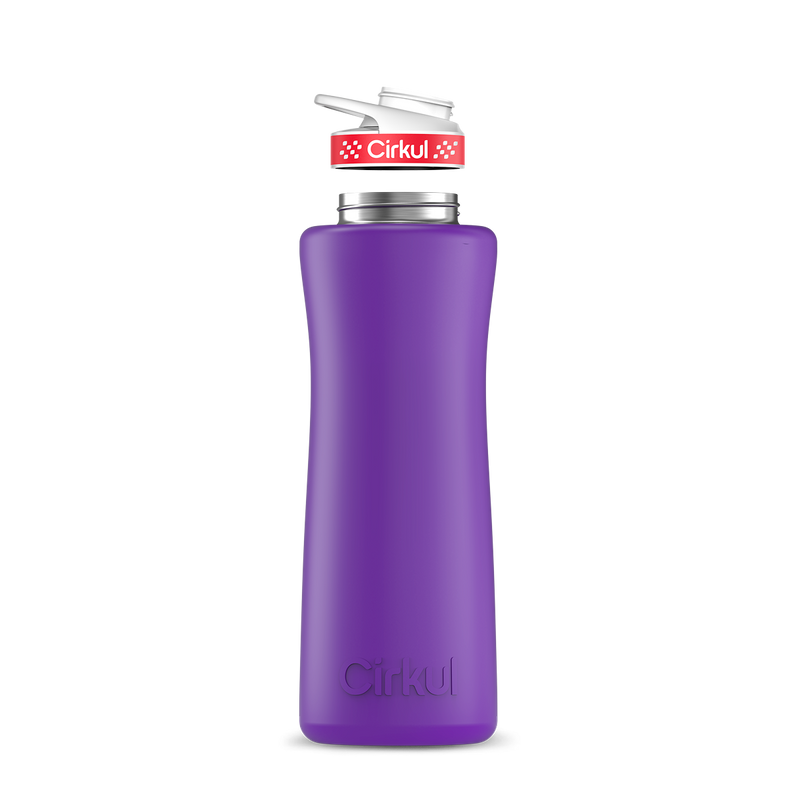 42oz. Stainless Steel Bottle & Comfort Grip Lid Matte Purple