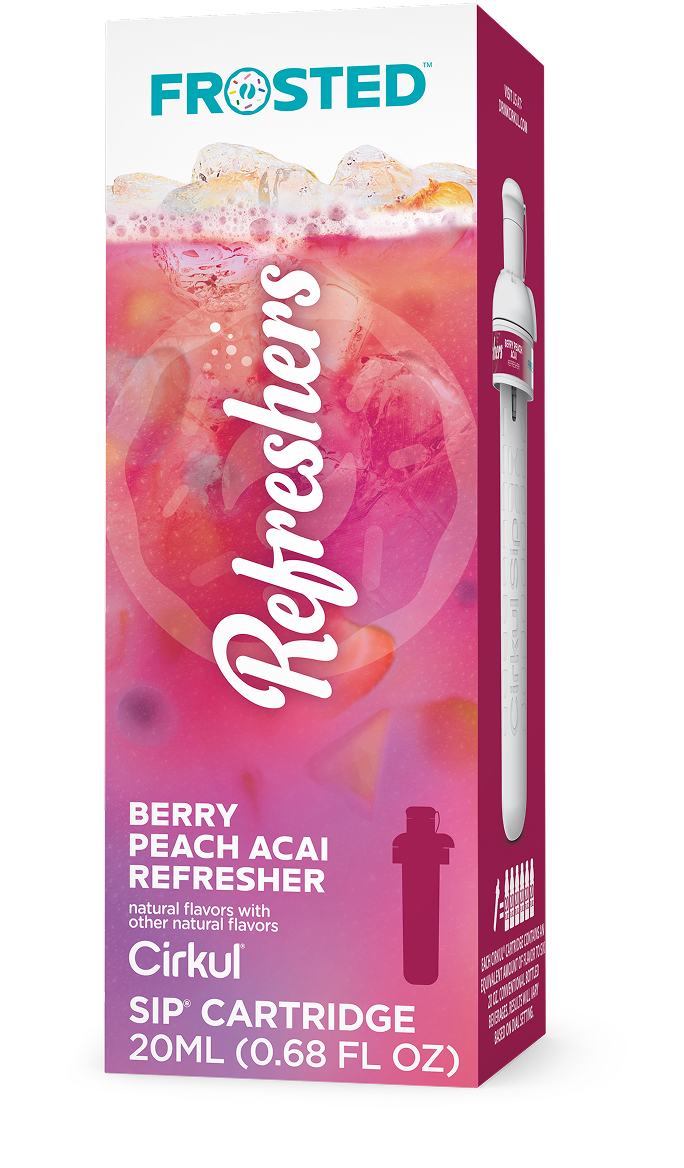 Frosted Berry Peach Acai Refresher