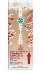 Frosted White Chocolate Raspberry Iced Coffee