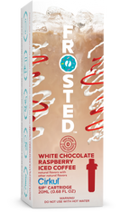 Frosted White Chocolate Raspberry Iced Coffee