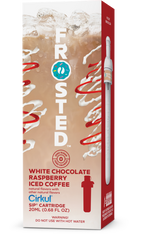 Frosted White Chocolate Raspberry Iced Coffee