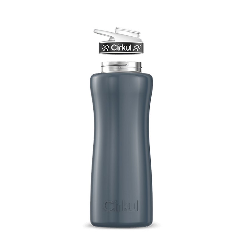 32oz. Stainless Steel Bottle & Comfort Grip Lid Gray