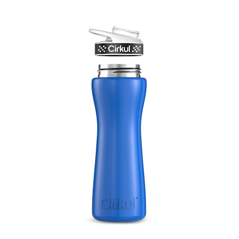 22oz. Stainless Steel Bottle & Comfort Grip Lid Navy
