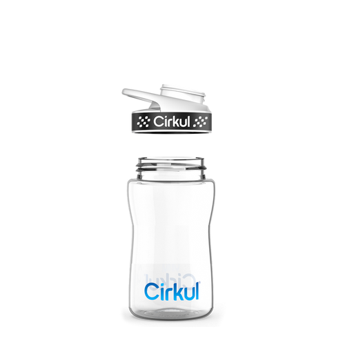12oz. Plastic Bottle & Comfort Grip Lid