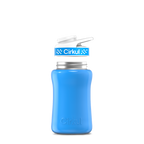 12oz. Stainless Steel Bottle & Comfort Grip Lid Blue