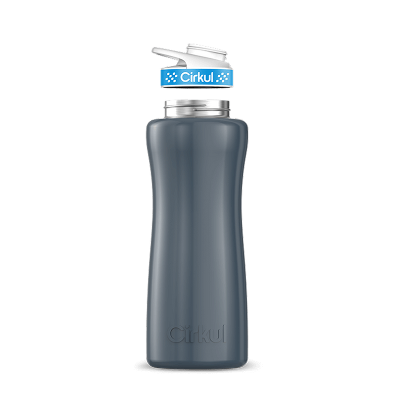 32oz. Stainless Steel Bottle & Comfort Grip Lid Gray