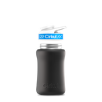 12oz. Stainless Steel Bottle & Comfort Grip Lid Matte Black