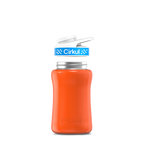 12oz. Stainless Steel Bottle & Comfort Grip Lid Orange