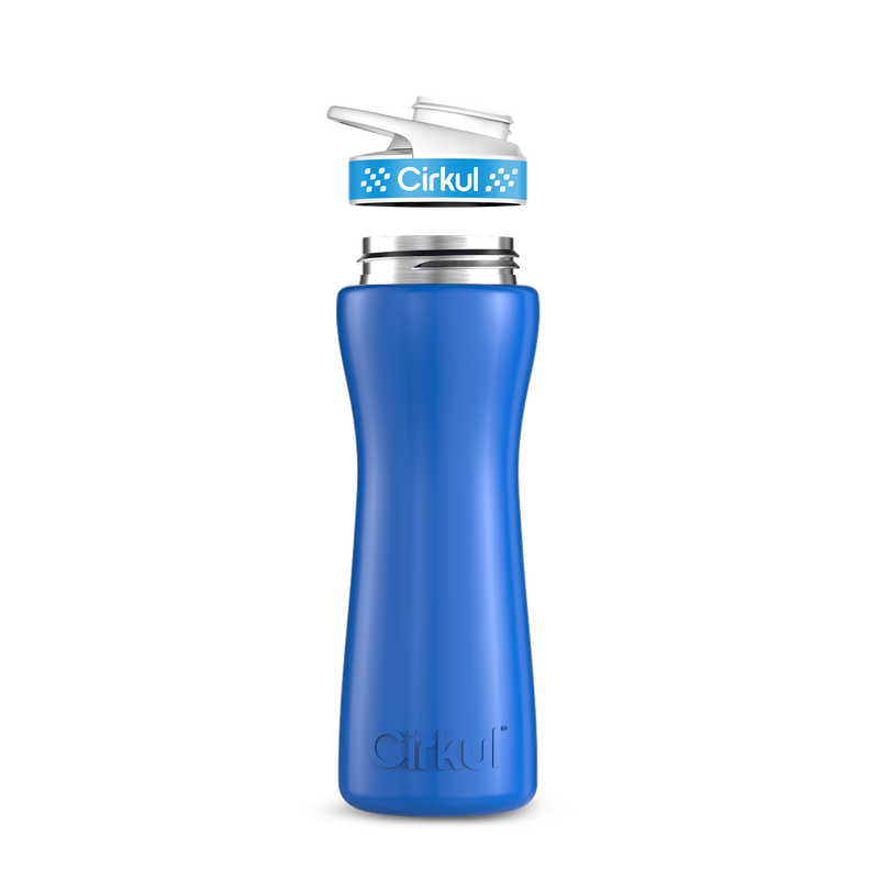 22oz. Stainless Steel Bottle & Comfort Grip Lid Navy