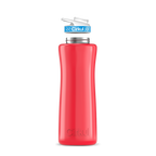 42oz. Stainless Steel Bottle & Comfort Grip Lid Red