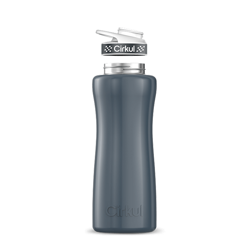 32oz. Stainless Steel Bottle & Comfort Grip Lid Gray
