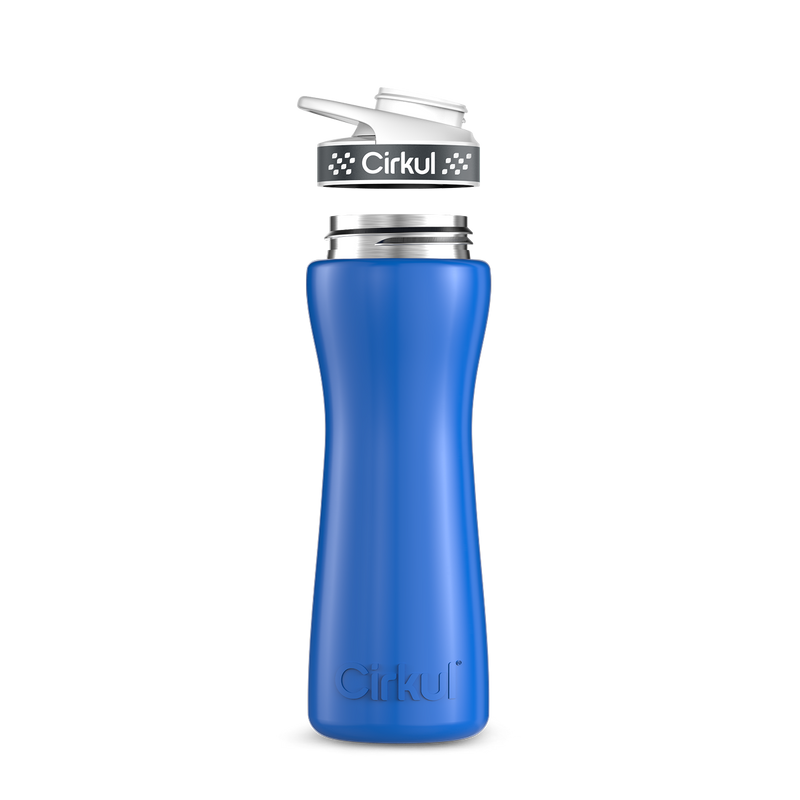 22oz. Stainless Steel Bottle & Comfort Grip Lid Navy
