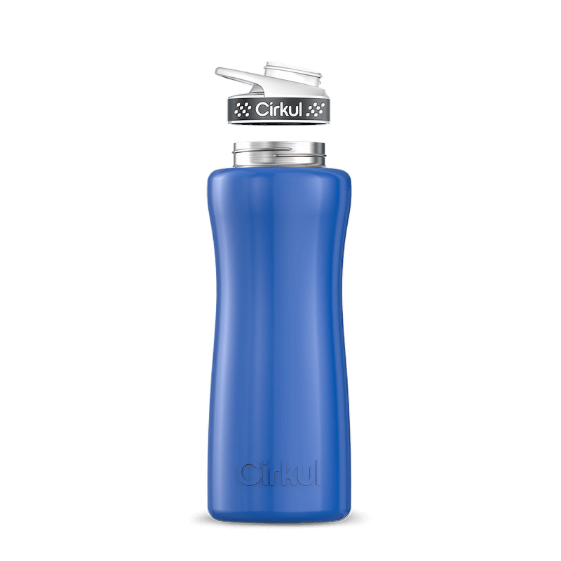 32oz. Stainless Steel Bottle & Comfort Grip Lid Navy