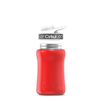 12oz. Stainless Steel Bottle & Comfort Grip Lid Red