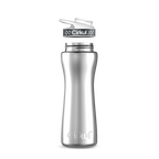 22oz. Stainless Steel Bottle & Comfort Grip Lid Steel