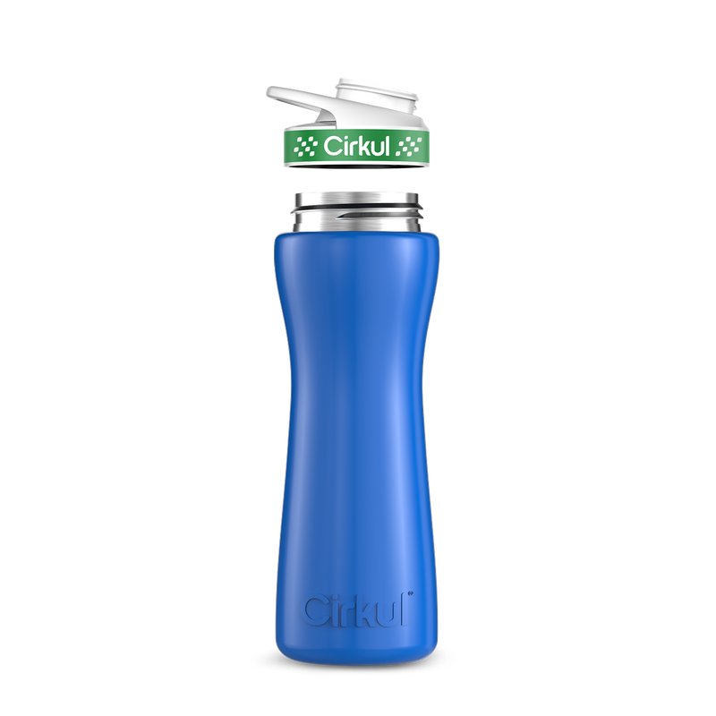 22oz. Stainless Steel Bottle & Comfort Grip Lid Navy
