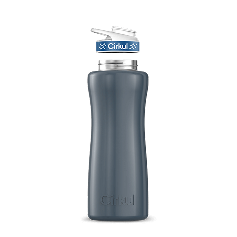 32oz. Stainless Steel Bottle & Comfort Grip Lid Gray