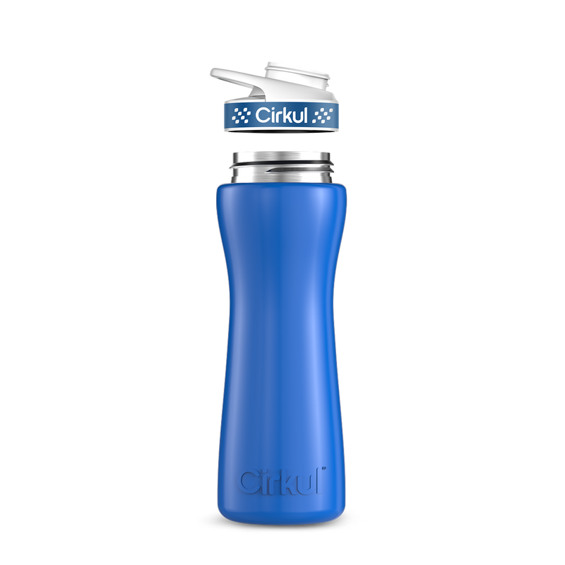 22oz. Stainless Steel Bottle & Comfort Grip Lid Navy