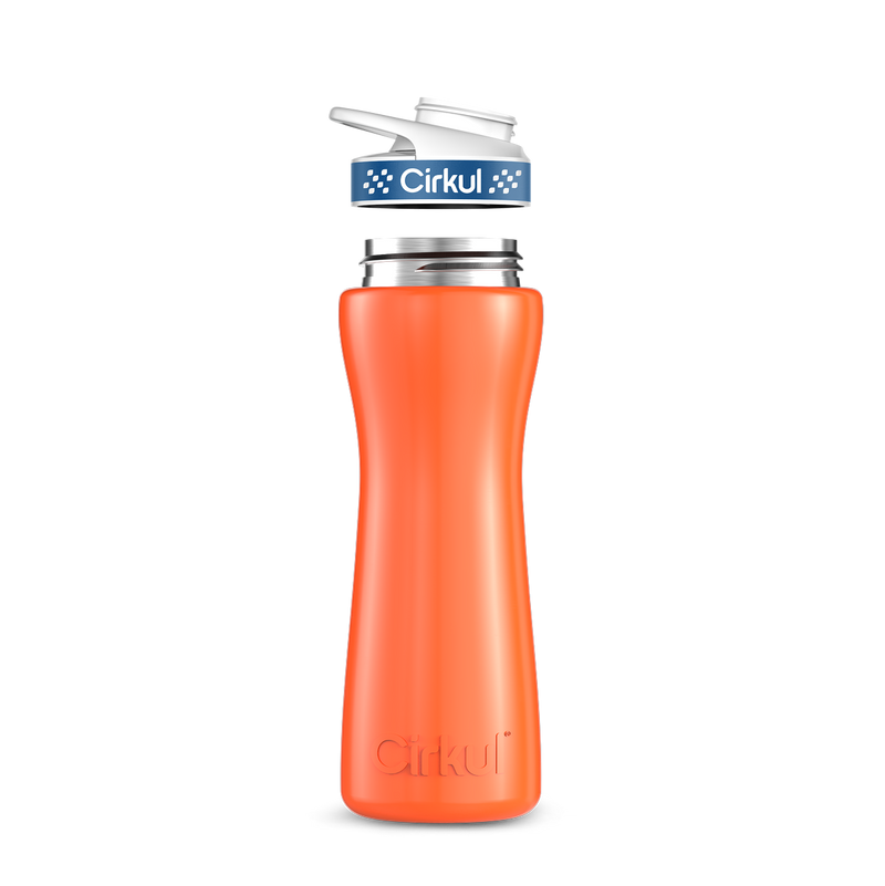 22oz. Stainless Steel Bottle & Comfort Grip Lid Orange