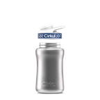 12oz. Stainless Steel Bottle & Comfort Grip Lid Steel