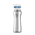 22oz. Stainless Steel Bottle & Comfort Grip Lid Steel