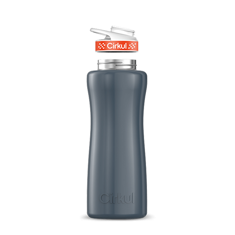 32oz. Stainless Steel Bottle & Comfort Grip Lid Gray