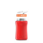 12oz. Stainless Steel Bottle & Comfort Grip Lid Red