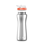 22oz. Stainless Steel Bottle & Comfort Grip Lid Steel