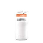 12oz. Stainless Steel Bottle & Comfort Grip Lid White