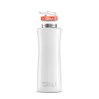 42oz. Stainless Steel Bottle & Comfort Grip Lid White