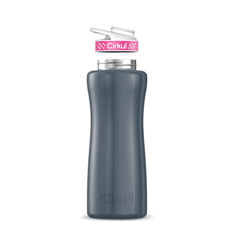 32oz. Stainless Steel Bottle & Comfort Grip Lid Gray