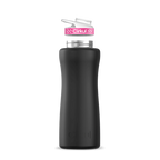 32oz. Stainless Steel Bottle & Comfort Grip Lid Matte Black