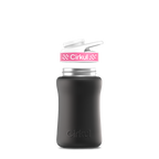 12oz. Stainless Steel Bottle & Comfort Grip Lid Matte Black