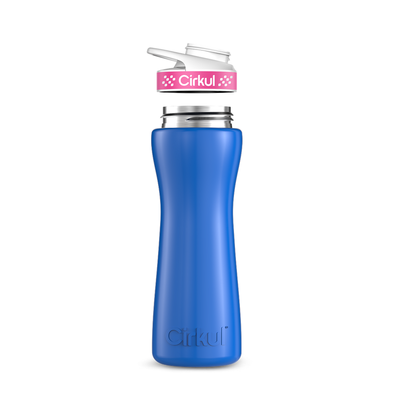 22oz. Stainless Steel Bottle & Comfort Grip Lid Navy