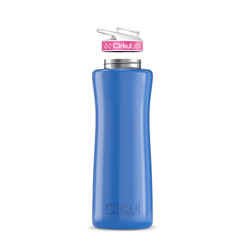 42oz. Stainless Steel Bottle & Comfort Grip Lid Navy
