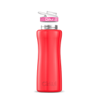 32oz. Stainless Steel Bottle & Comfort Grip Lid Red