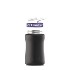 12oz. Stainless Steel Bottle & Comfort Grip Lid Matte Black