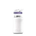 12oz. Stainless Steel Bottle & Comfort Grip Lid White