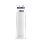 42oz. Stainless Steel Bottle & Comfort Grip Lid White