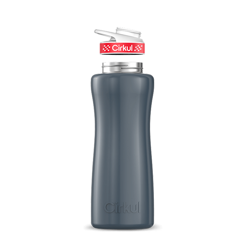 32oz. Stainless Steel Bottle & Comfort Grip Lid Gray
