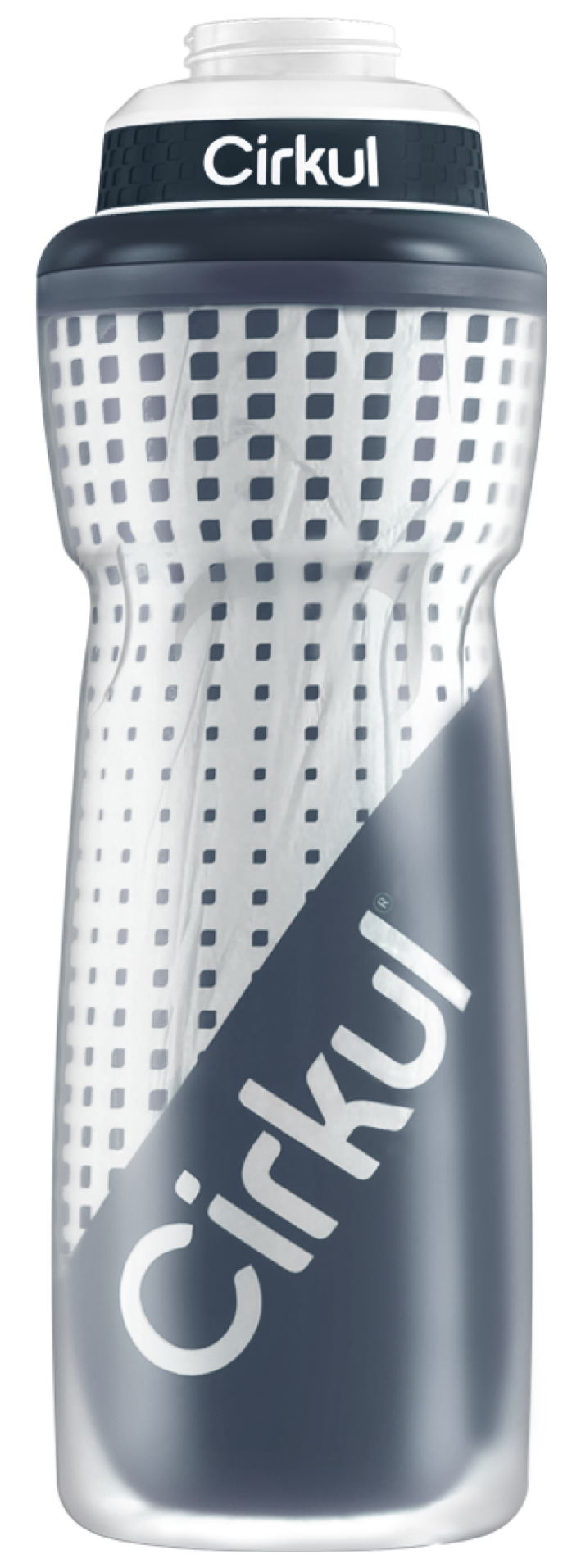 32oz. Insulated Squeeze Plastic Bottle & Sport Lid