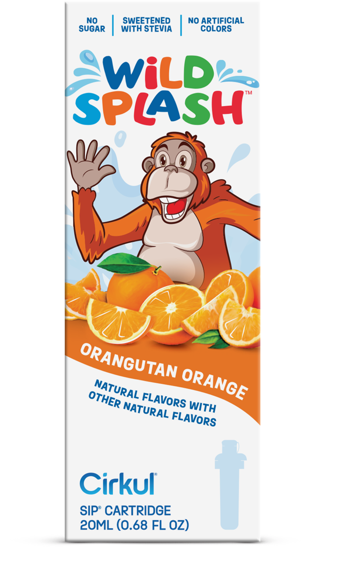 Wild Splash Orangutan Orange